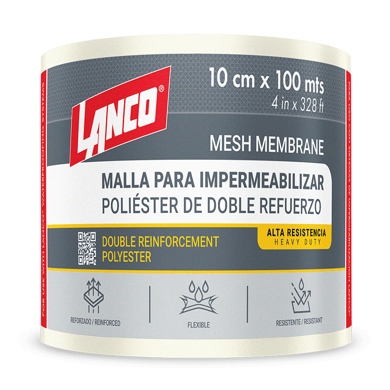 MALLA PARA IMPERMEABILIZAR POLIÉSTER DE DOBLE REFUERZO