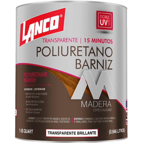 BARNIZ TRANSPARENTE POLIURETANO FAST DRY