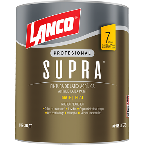 SUPRA LATEX - MATE - Cuarto